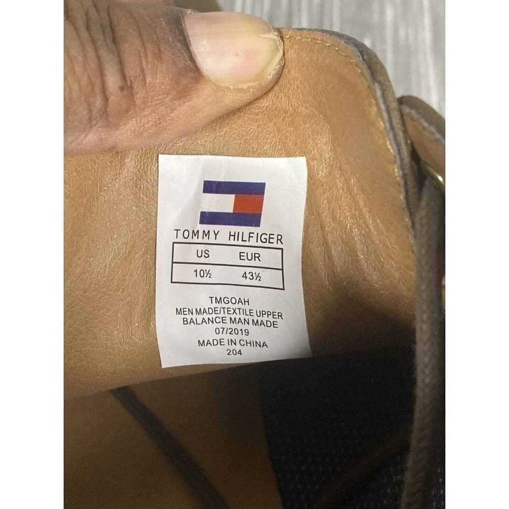 Tommy Hilfiger Mens‎ Goah Chukka Dark Brown Boots Lace Up Size 10.5